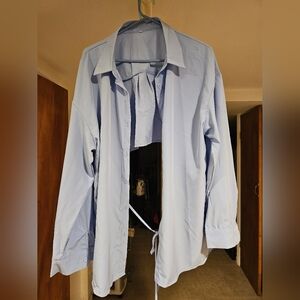 Light Blue Button-Up Shirt